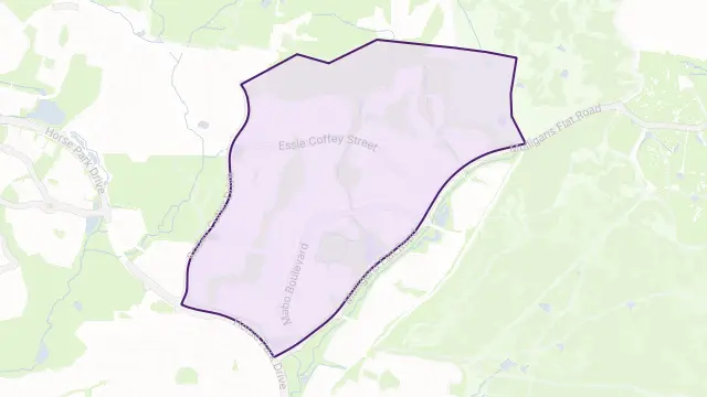 Bonner Area Boundary Map
