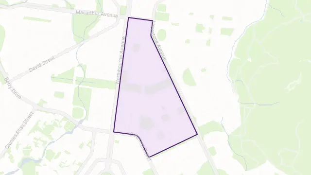 Braddon Area Boundary Map