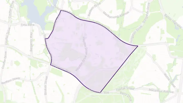 Bruce Area Boundary Map