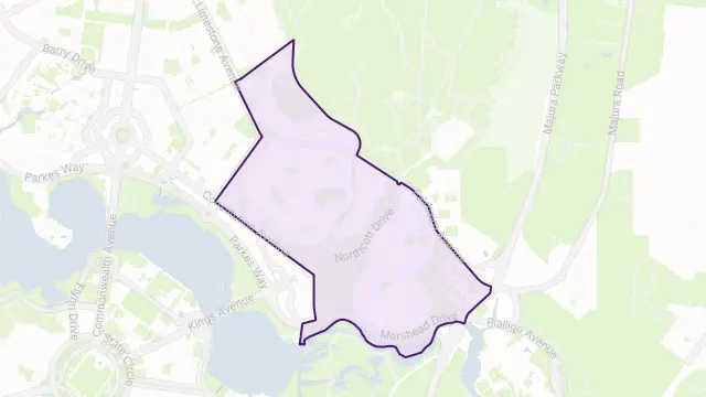 Campbell Area Boundary Map