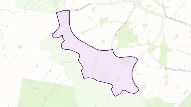 Chapman Area Boundary Map
