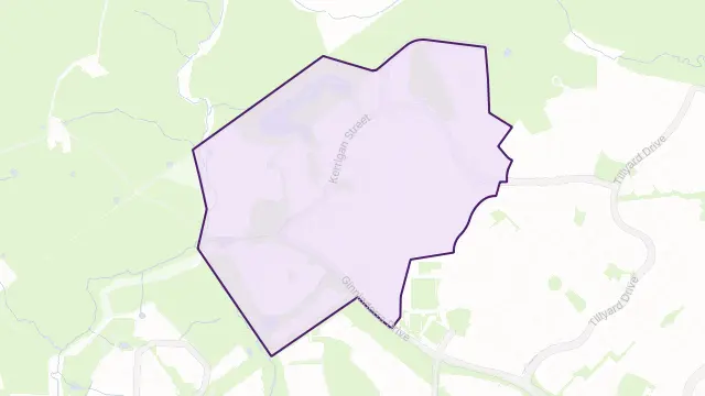 Dunlop Area Boundary Map