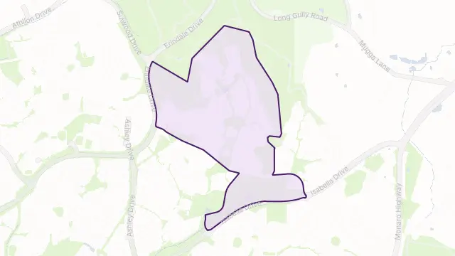 Fadden Area Boundary Map