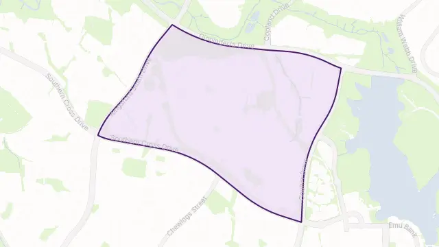 Florey Area Boundary Map