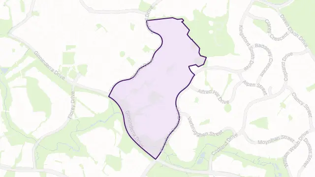 Flynn Area Boundary Map
