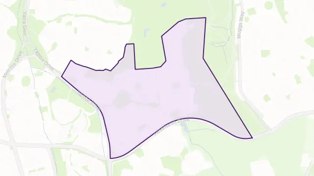 Garran Area Boundary Map