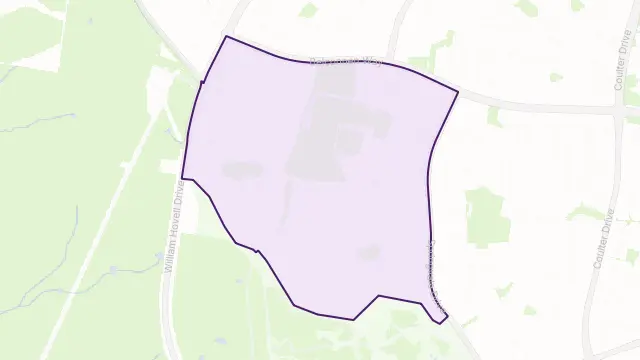 Hawker Area Boundary Map
