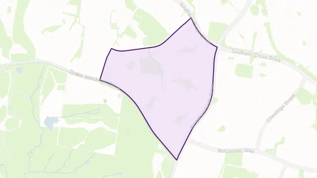 Higgins Area Boundary Map