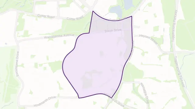 Holder Area Boundary Map