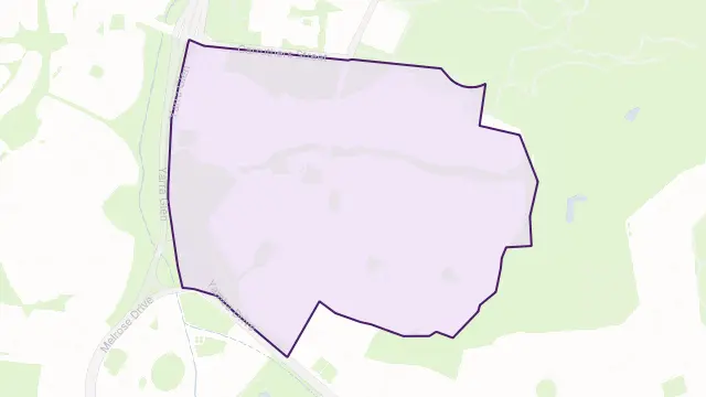 Hughes Area Boundary Map