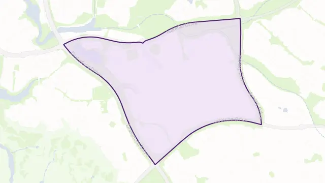 Isabella Plains Area Boundary Map