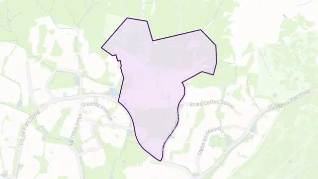 Jacka Area Boundary Map