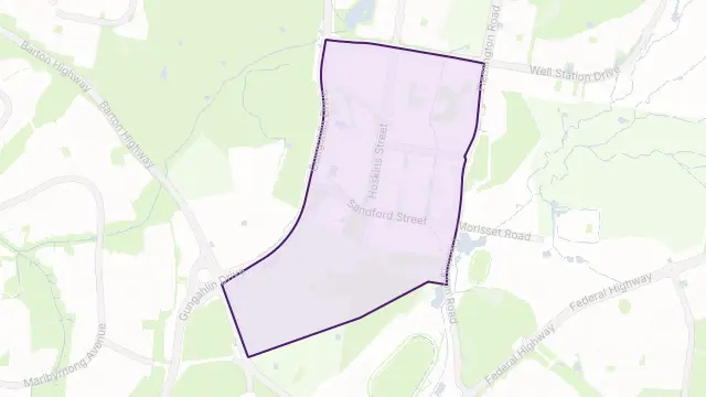 Mitchell Area Boundary Map