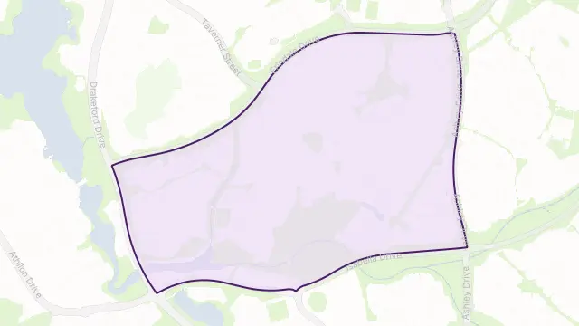 Monash Area Boundary Map