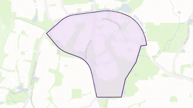Moncrieff Area Boundary Map