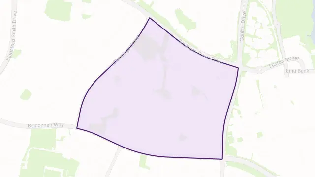 Page Area Boundary Map