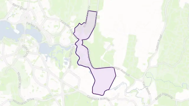 Pialligo Area Boundary Map