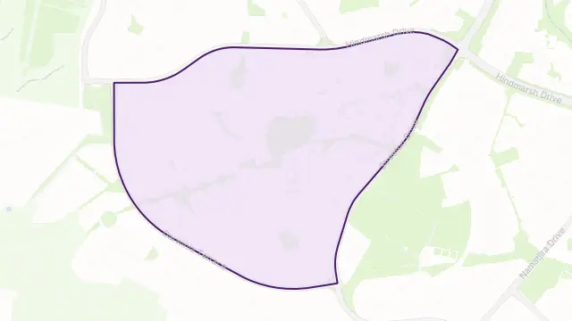 Rivett Area Boundary Map
