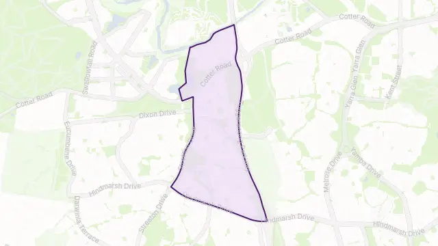 Weston Area Boundary Map