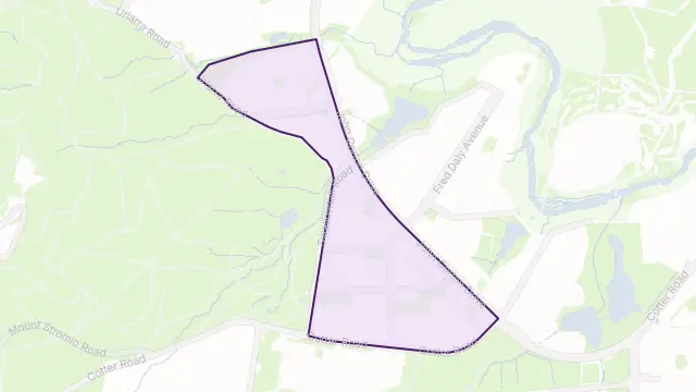 Wright Area Boundary Map