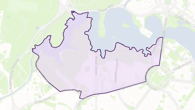 Yarralumla Area Boundary Map