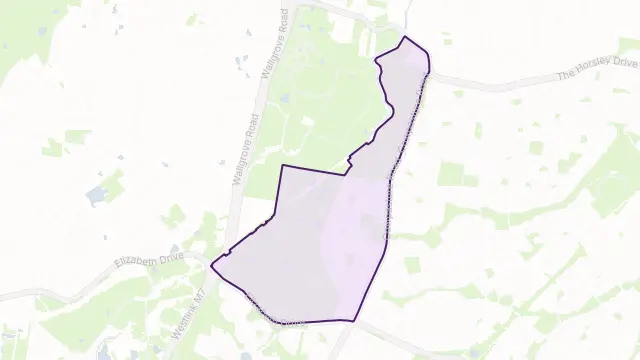 Abbotsbury Area Boundary Map