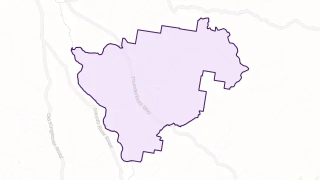 Abington Area Boundary Map