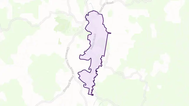 Alison Area Boundary Map