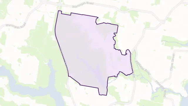Allambie Heights Area Boundary Map