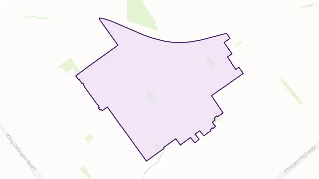 Allawah Area Boundary Map