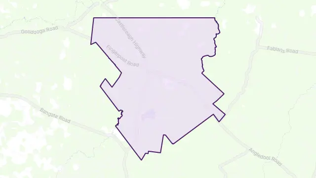 Angledool Area Boundary Map