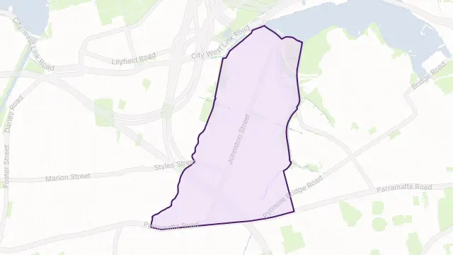 Annandale Area Boundary Map
