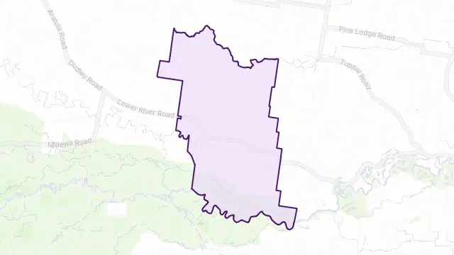 Aratula Area Boundary Map