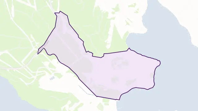 Arcadia Vale Area Boundary Map