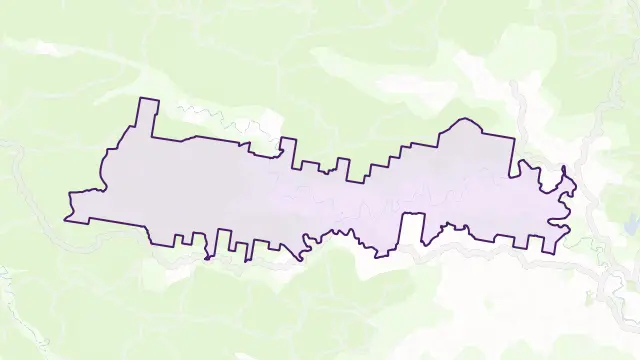 Argents Hill Area Boundary Map