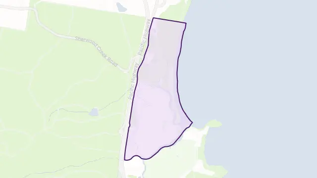 Arrawarra Area Boundary Map