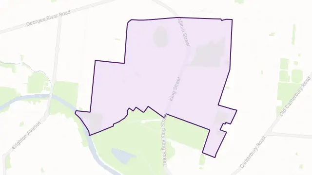 Ashbury Area Boundary Map