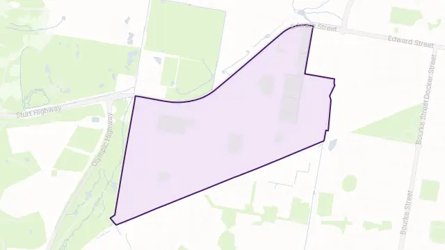 Ashmont Area Boundary Map