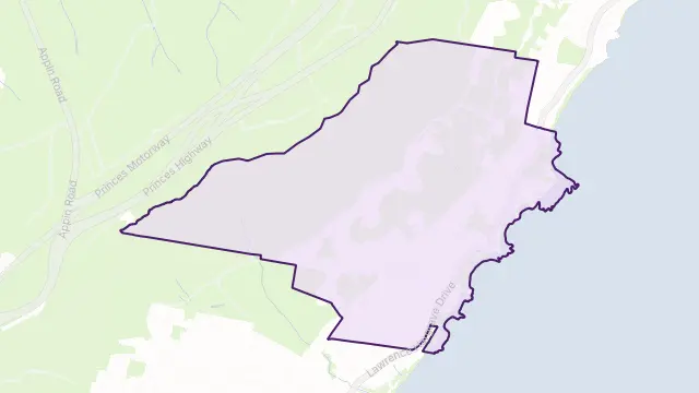 Austinmer Area Boundary Map