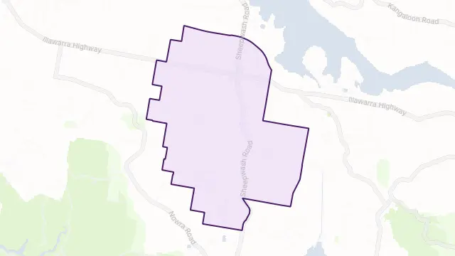 Avoca Area Boundary Map