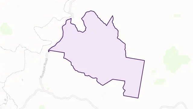 Back Creek Area Boundary Map