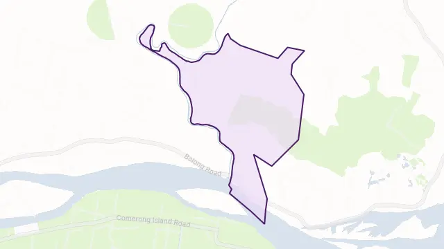 Back Forest Area Boundary Map
