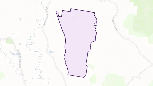 Backmede Area Boundary Map