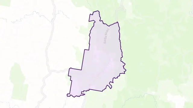 Badja Area Boundary Map