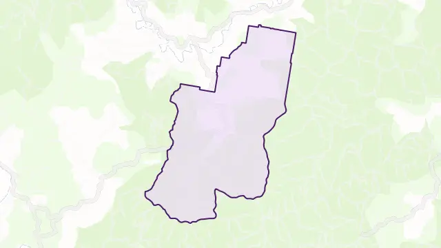 Bakers Creek Area Boundary Map