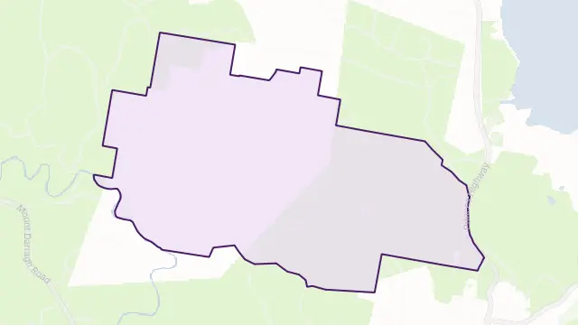Bald Hills Area Boundary Map