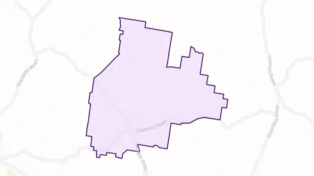 Balfours Peak Area Boundary Map