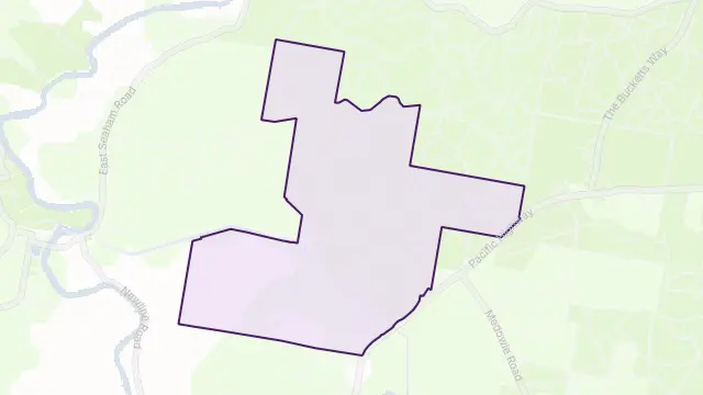 Balickera Area Boundary Map