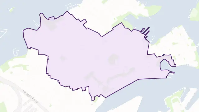 Balmain Area Boundary Map