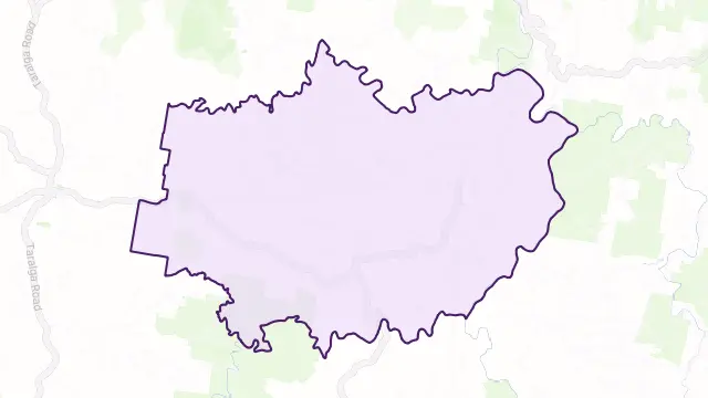 Bannaby Area Boundary Map